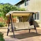 Image Скамья-качели с тентом Outsunny Beige