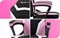 Image Игровое кресло для детей Huzaro Ranger 1.0 Black/Pink