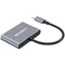 Image Адаптер CANYON DS-3 3in1 USB-C Dark Grey