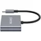 Image Адаптер CANYON DS-3 3in1 USB-C Dark Grey