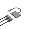 Image Адаптер CANYON DS-3 3in1 USB-C Dark Grey