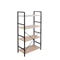 Image Стеллаж Columbus 4 nivele 63x30x124H Oak M37 Black