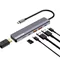 Image Адаптер CANYON DS-17 6in1 4k USB-C Grey