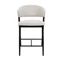 Image Scaun Bar Marcus Beige + Black Legs