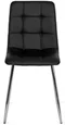 Image Scaun de bucătărie Mebel Elite Enzo Black/Chrome
