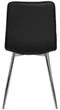 Image Scaun de bucătărie Mebel Elite Enzo Black/Chrome