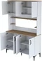 Image Буфет Mirage Meble JE176 White/Walnut