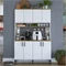 Image Буфет Mirage Meble JE176 White/Walnut