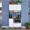 Image Bufet Mirage Meble JE159 White/Walnut