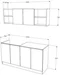 Image Bucătărie Haaus Sena 1.6m (White/Bronze Oak)