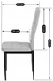 Image Scaun Mebel Elite Tex Grey/Black