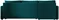 Image Canapea de colț Space Meble Mos L Itaka 39 Turquoise Dark