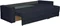 Image Диван угловой Modern Lotos Alaska 88 Dark Blue