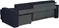 Image Диван угловой Modern Lotos Alaska 88 Dark Blue