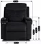 Image Fotoliu cu recliner Mebel Elite Torres Black
