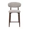Image Scaun Meridian Light Brown (OTE Miami 160 Taupe) + Wooden Legs