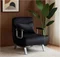 Image Fotoliu Mebel Elite Bart Velur Black/Chrome