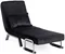 Image Fotoliu Mebel Elite Bart Velur Black/Chrome