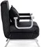 Image Fotoliu Mebel Elite Bart Velur Black/Chrome