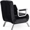 Image Fotoliu Mebel Elite Bart Velur Black/Chrome