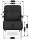 Image Fotoliu Mebel Elite Bart Velur Black/Chrome