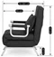 Image Fotoliu Mebel Elite Bart Velur Black/Chrome