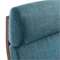 Image Fotoliu cu taburet  Ikea Poang/Hillared Brown/Dark Blue