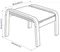 Image Fotoliu cu taburet  Ikea Poang/Hillared Brown/Dark Blue