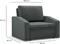 Image Fotoliu Magnifico Meble Orbit 80 Malmo New 95 Dark Grey