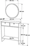 Image Консольный стол Mirage Design Larris LR1-W White