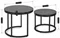 Image Set de masute de cafea Mebel Elite Mauro Black Marble/Black