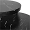 Image Set de masute de cafea Mebel Elite Mauro Black Marble/Black
