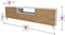 Image Тумба под телевизор Bofigo 46x140 White/Pine