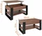 Image Журнальный столик Ruhhy 27849 Craft Oak/Black