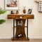 Image Консольный стол Costway JV10598CF Brown/Black