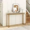 Image Консольный стол Costway JV11202WH White/Gold