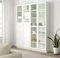 Image Книжный шкаф Ikea Billy/Oxberg стеклянные двери 160x30x202 (Белый)