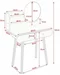 Image Туалетный столик Artisan CM-891920 White/Oak