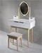 Image Туалетный столик JUMI CM-920439 White/Beige
