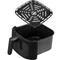 Image Grătar de aer Polaris PAF 6003W Black