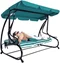 Image Садовые качели Springos GS0024 Blue/White