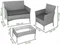 Image Set de mobilier de grădină Gardlov 26910 Gray