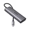 Image Adaptor UGREEN  USB-C 6in1 HUB CM498, Space Gray
