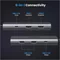 Image Adaptor UGREEN  USB-C 6in1 HUB CM498, Space Gray