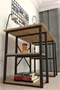 Image Birou Bofigo cu 4 rafturi Pine/Black