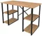 Image Birou Bofigo cu 4 rafturi Pine/Black