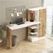 Image Письменный стол Mirage Design Laura CT2-AW Pine/White