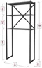 Image Стеллаж Bofigo 66×34×160см Anthracite