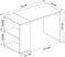 Image Birou Bofigo Smyrna 120 Pine/White
