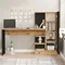 Image Письменный стол Mirage Design Laura CT2-AB Pine/Larex Black